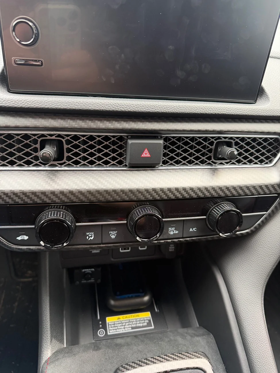 Acura Integra Gloss Black Climate Control Knobs from STRIX - Fits All Integras IMG_9012