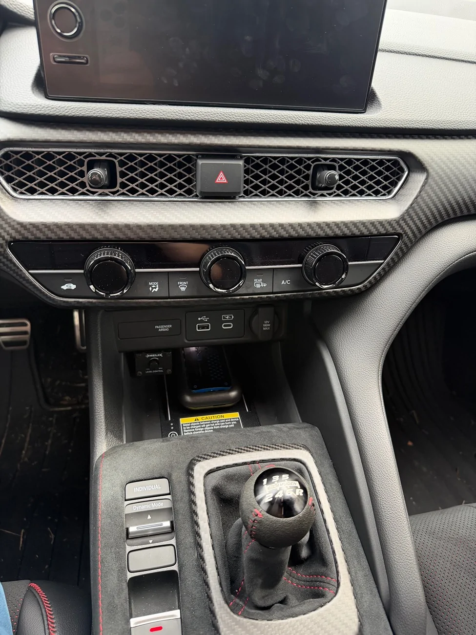 Acura Integra Gloss Black Climate Control Knobs from STRIX - Fits All Integras IMG_9013