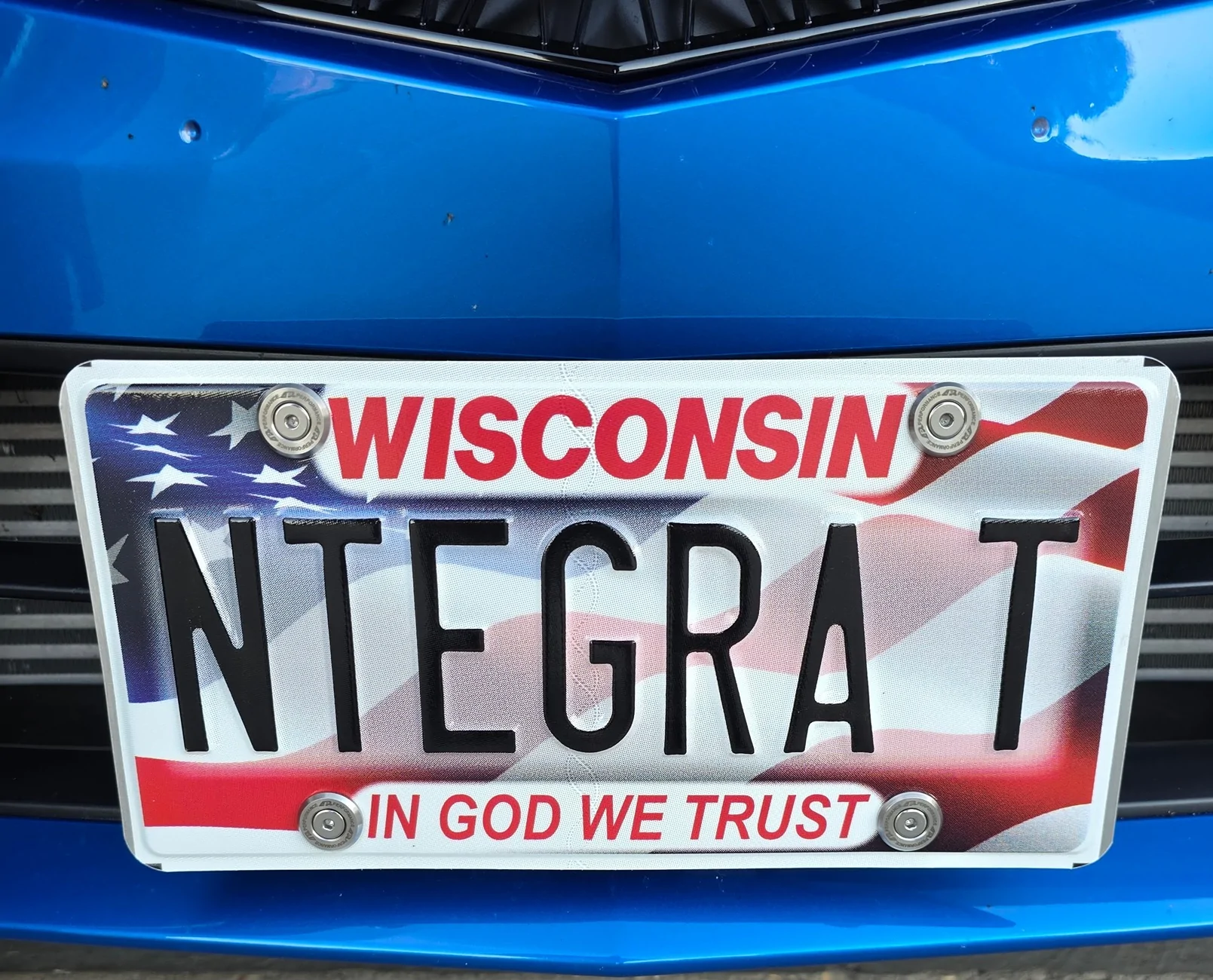 Acura Integra ITS Front license plate relocation 20261004_180302