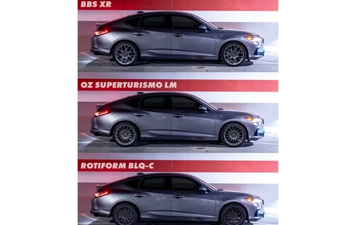 Aftermarket Wheels (BBS, OZ, Rotiform) Previews on 2023 Integra