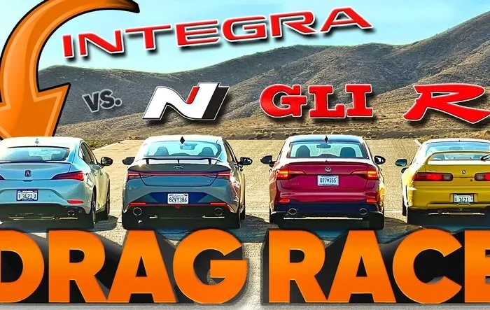 Hagerty races 2023 Integra vs. GLI, Elantra N, Bronco Raptor, DC2 Integra Type R