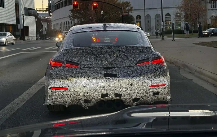 Acura Integra Type S spy shots! [Updated w/ pics showing wider fenders and triple exhaust tips]