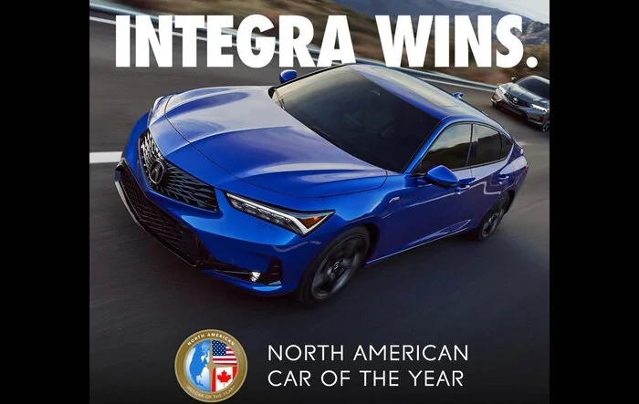 Acura Integra is 2023 North American Car of the Year!