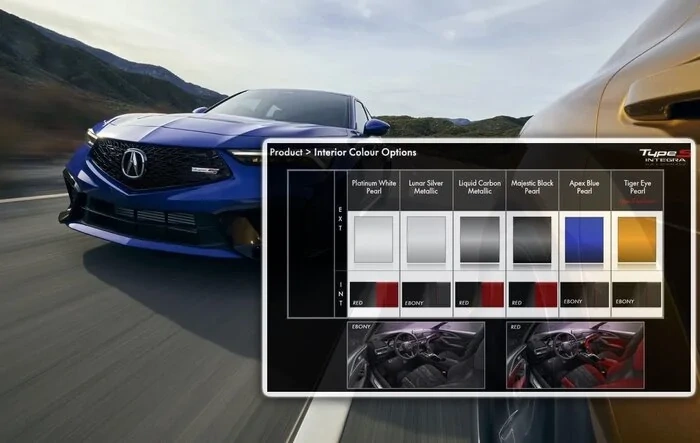 Integra Type S Product Guide [Canada]: Features, Accessories, Color Options (Interior/Exterior)