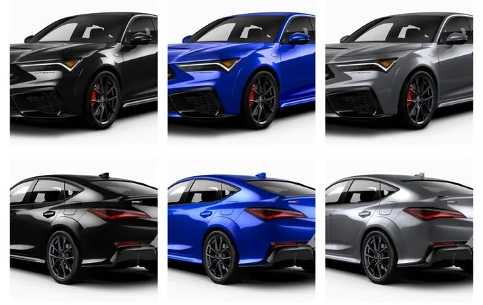 2024 Integra Type-S Colors Renderings From Order Reservation Page