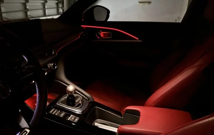 Budget DIY ambient light conversion to RED