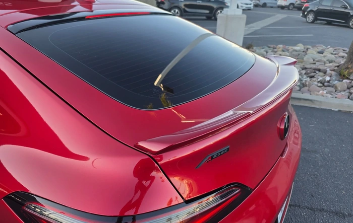 OEM Carbon spoiler peeling, decided to Paint Match