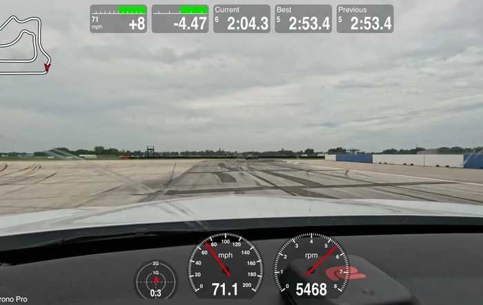 3 laps @Sebring with Chin Track Days on 7/18/26