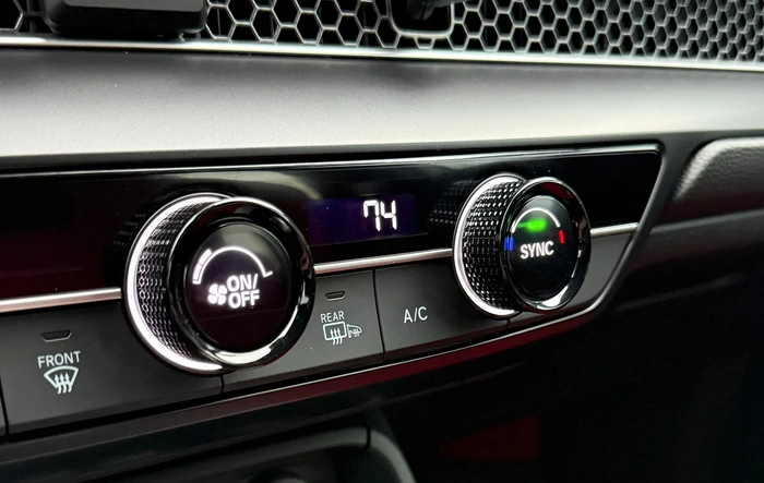 Gloss Black Climate Control Knobs from STRIX - Fits All Integras